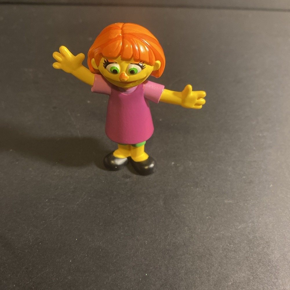 Sea World Sesame Street Place Julia 3" Character Toy Figure Collectible